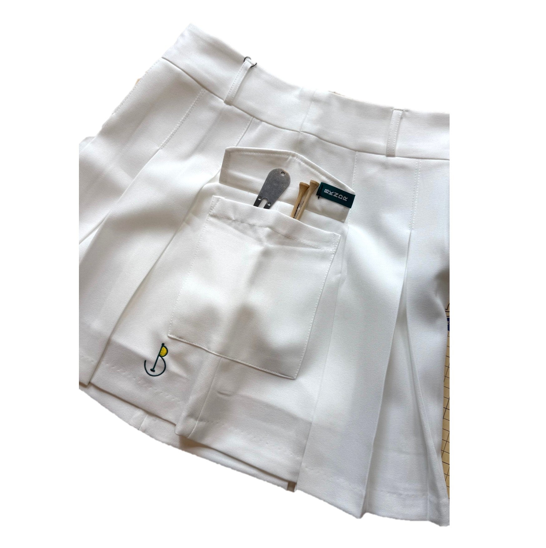 Pleated skirt WHT