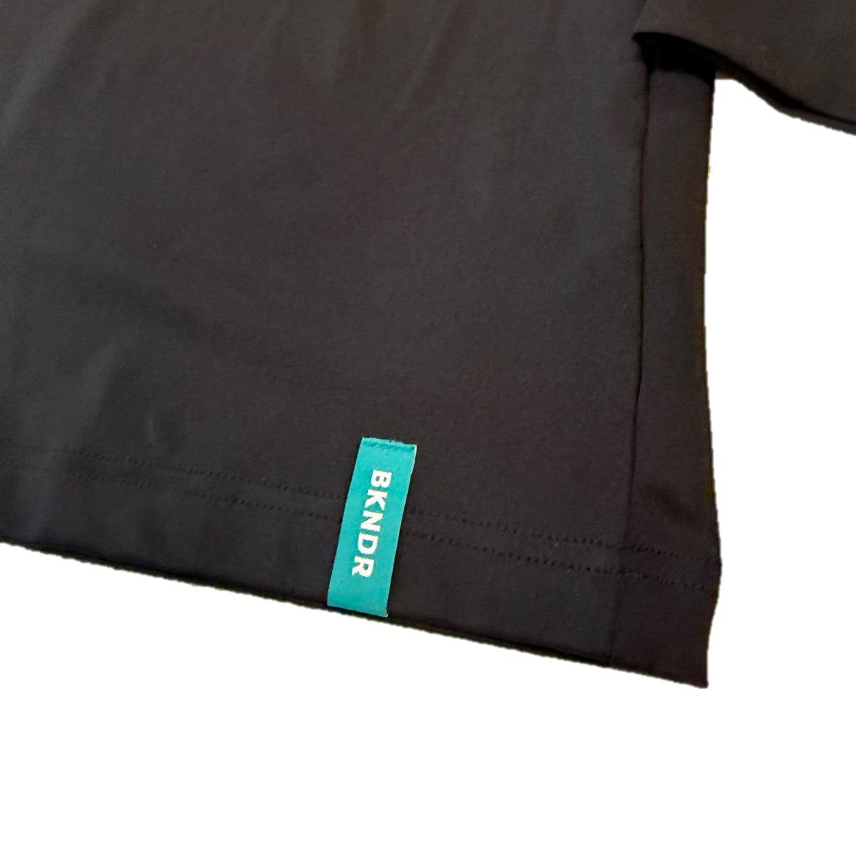 Mock neck L/S shirt BLK