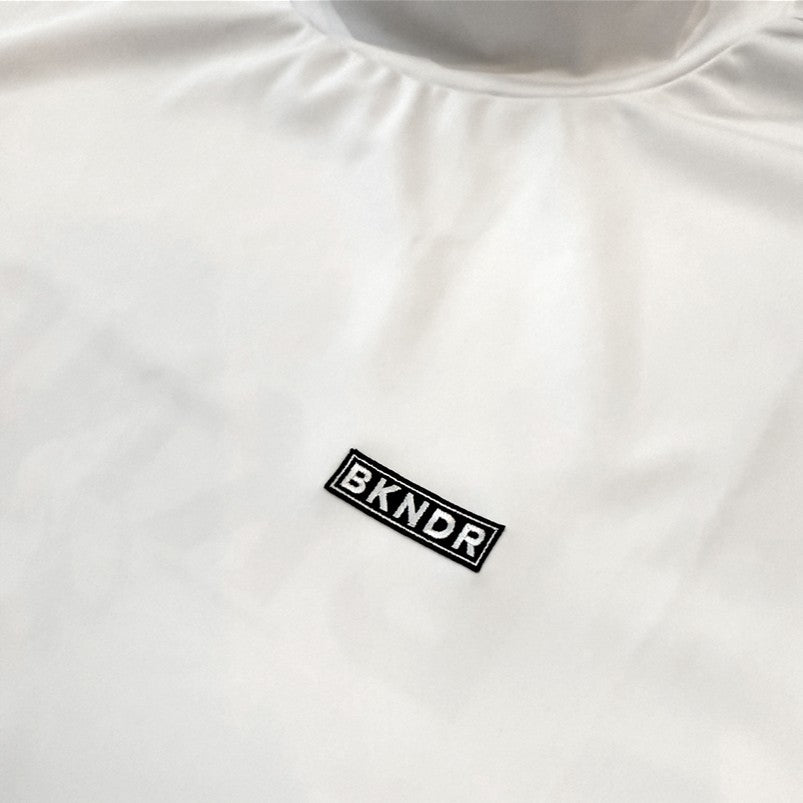 H/S Mock neck shirts WHT