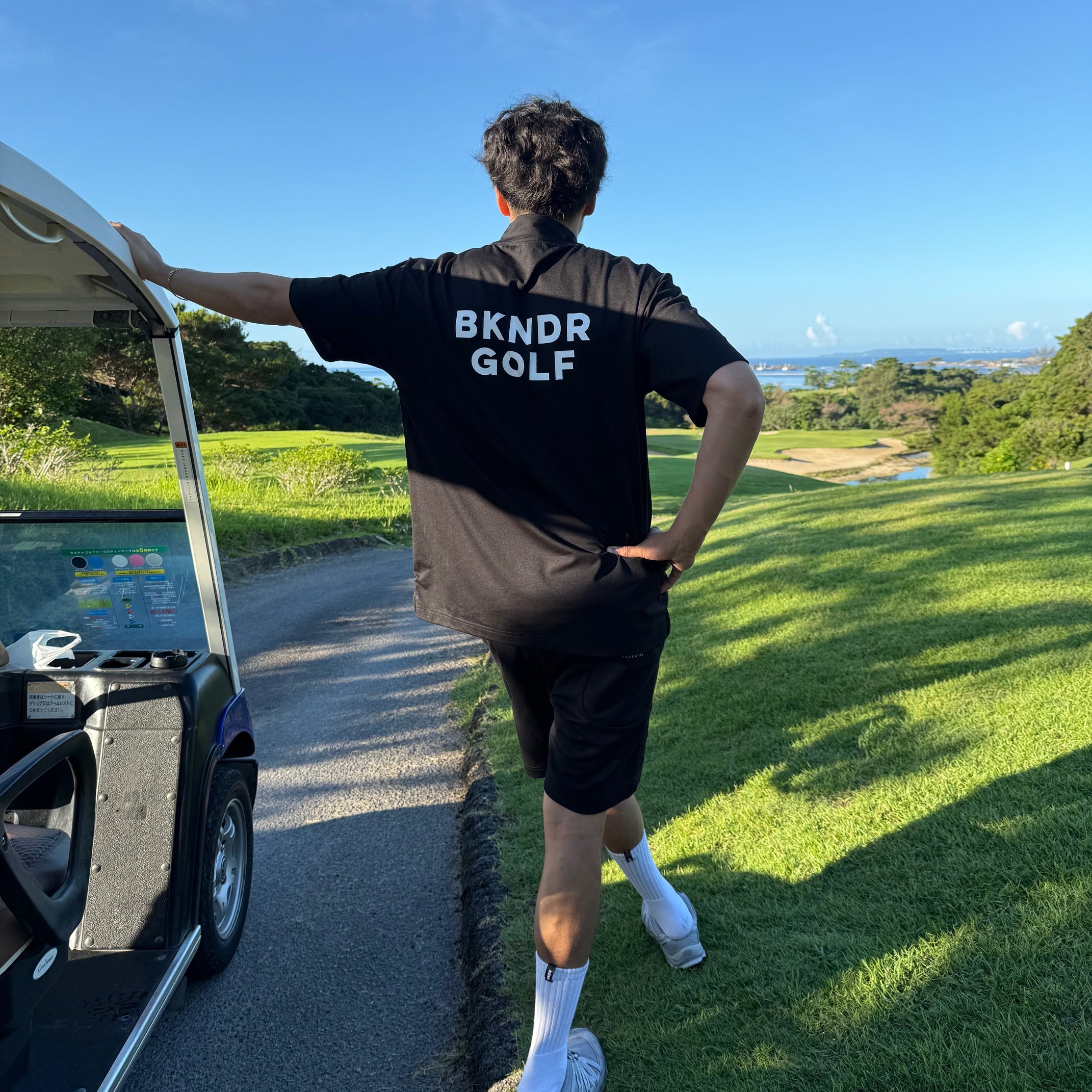 H/S Mock neck shirts BLK
