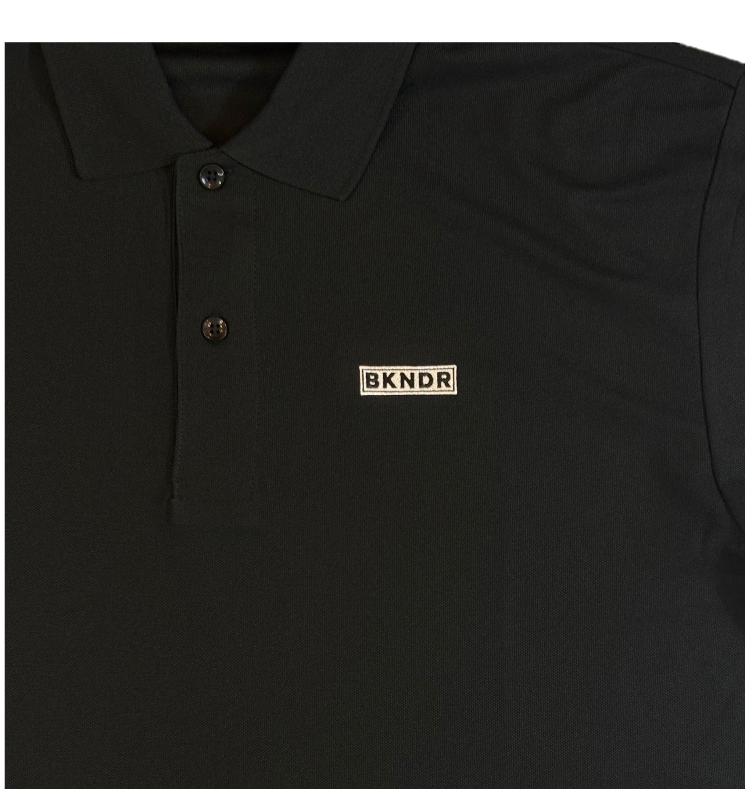 H/S Polo shirt BLK