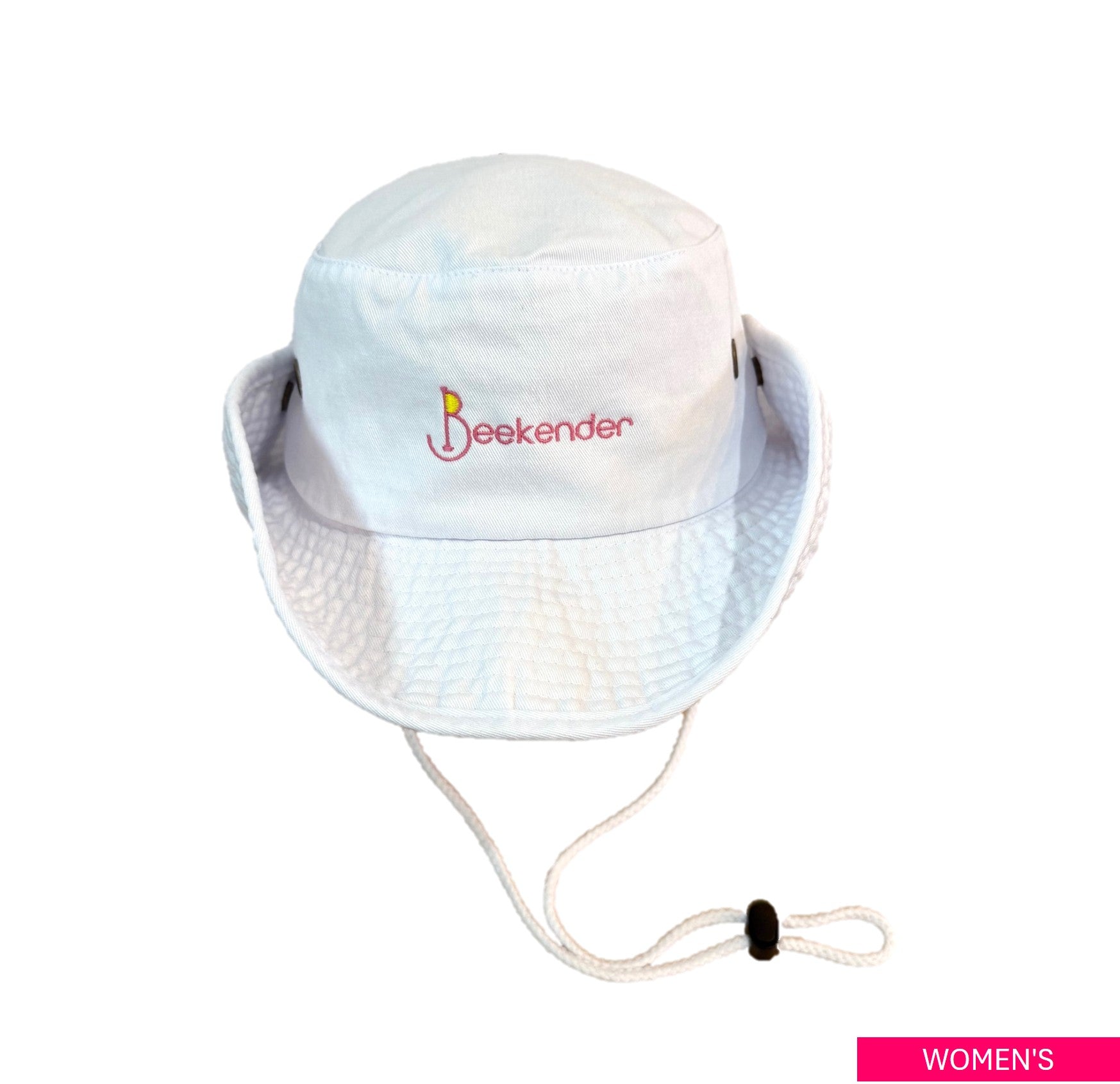 Safari hat WHT(PNK logo)