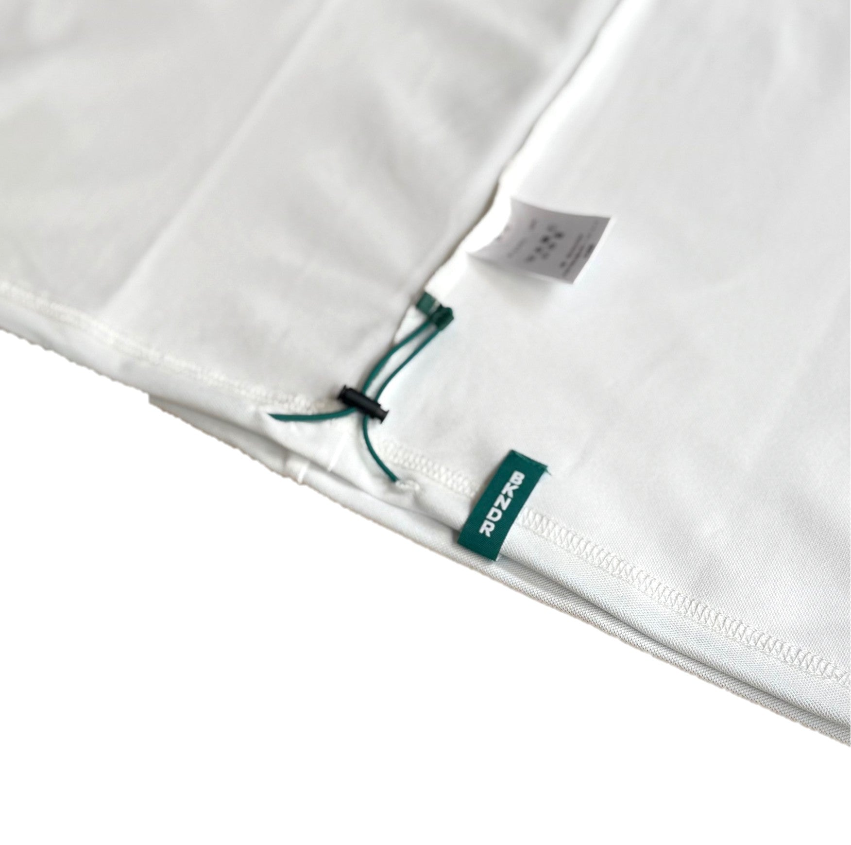 H/S Mockneck shirts art logo pt WHT