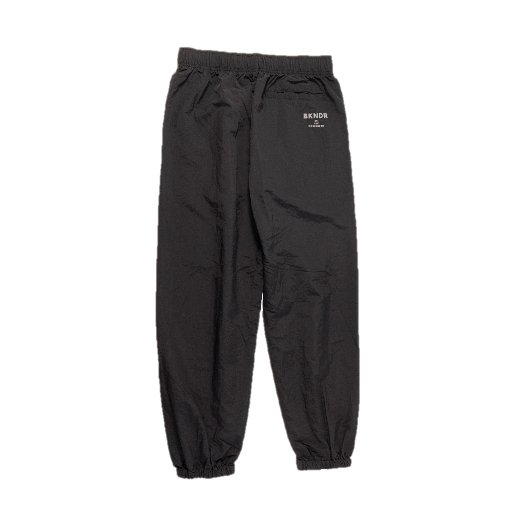 Nylon track pants BLK