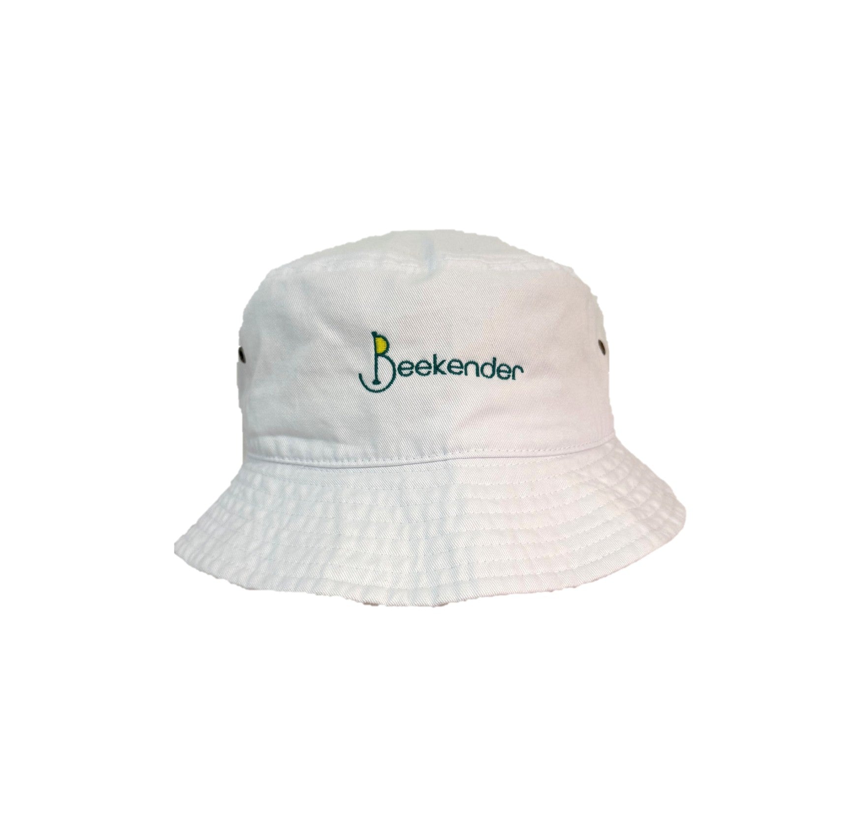 Bucket hat WHT（GRN logo)