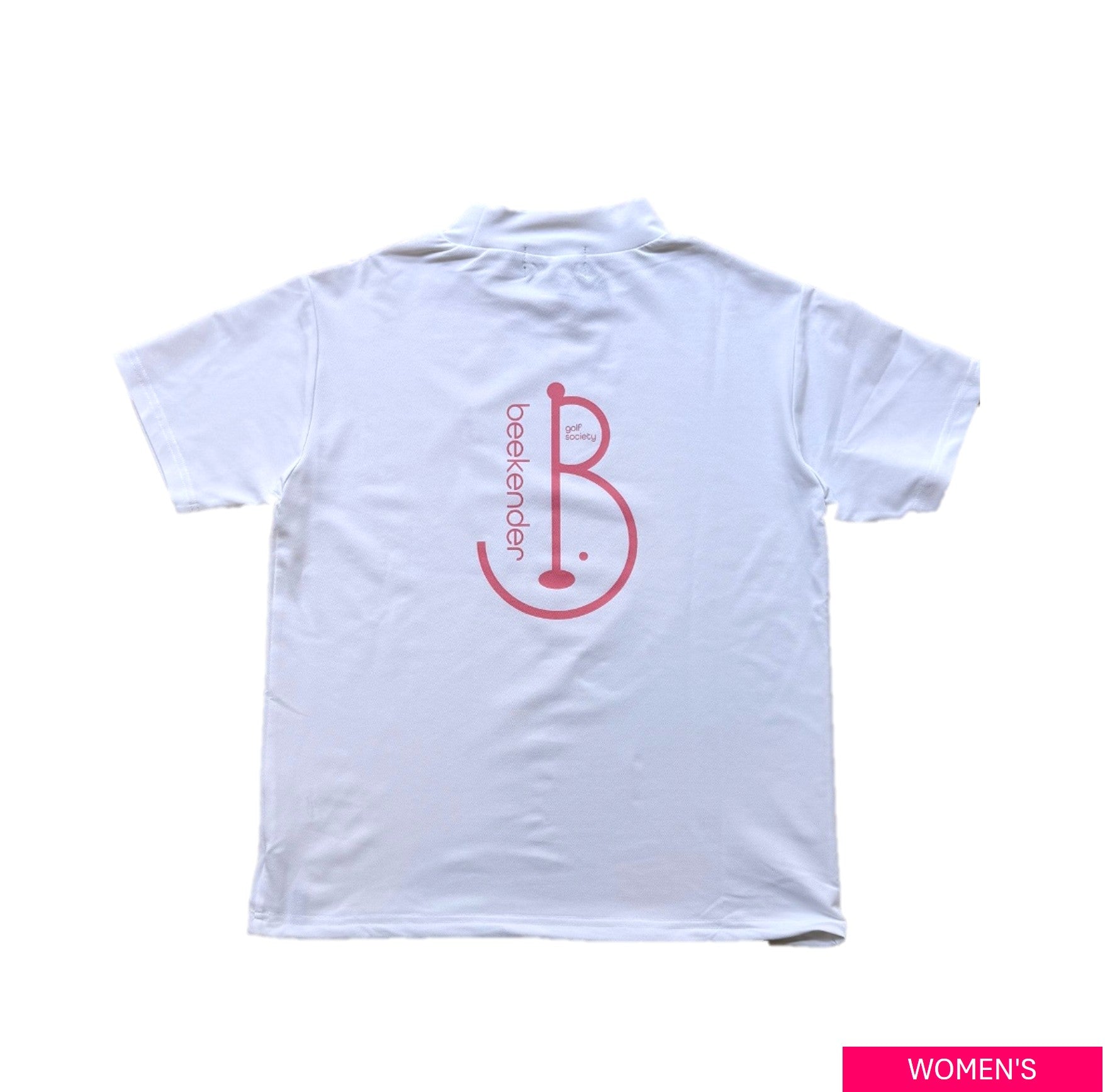 H/S Mockneck shirts B pinflag pt WHT