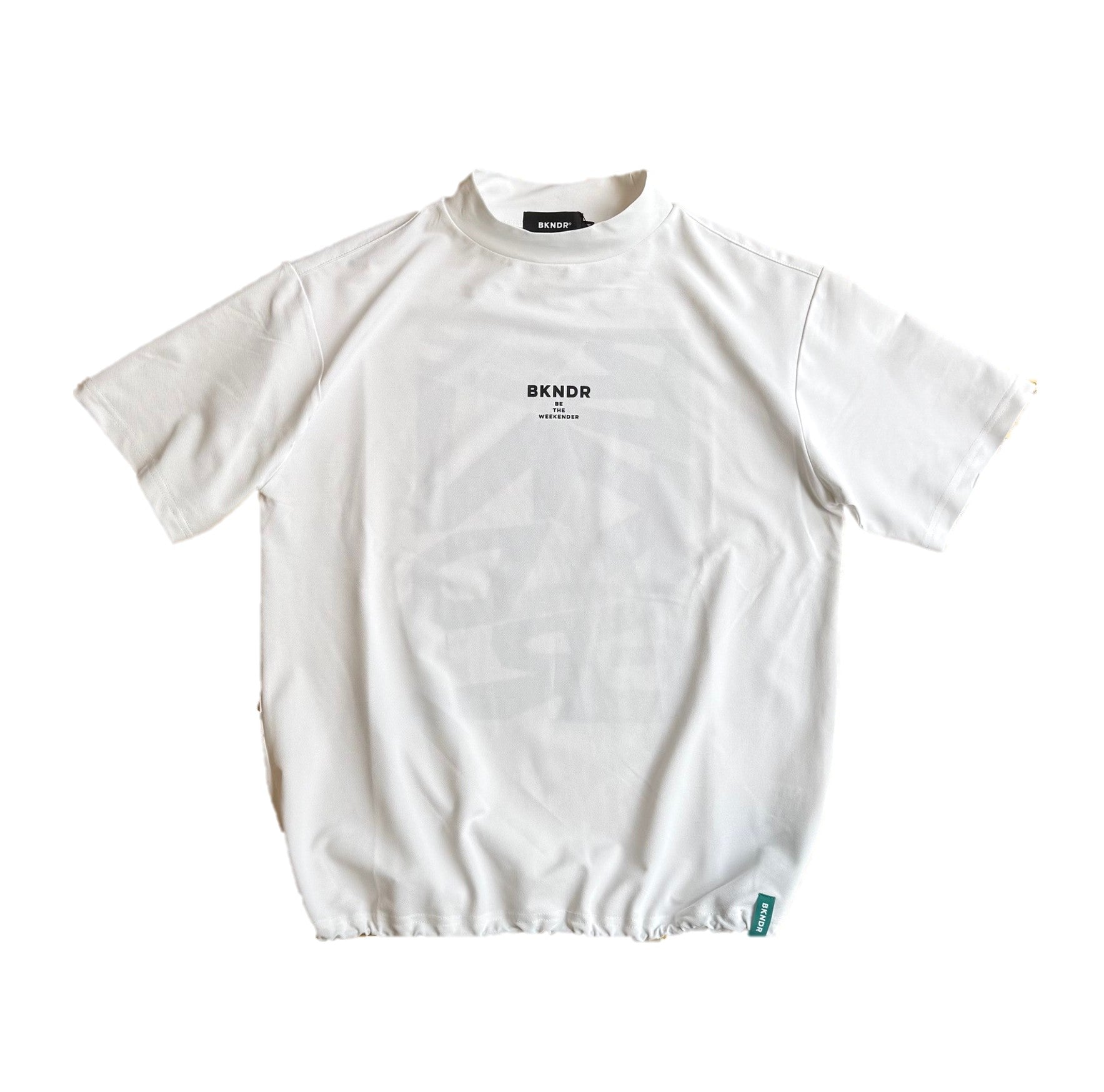 H/S Mockneck shirts art logo pt WHT