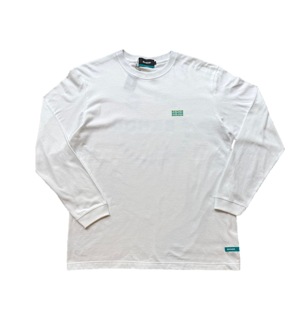 Crew neck L/S Tee-shirt WHT