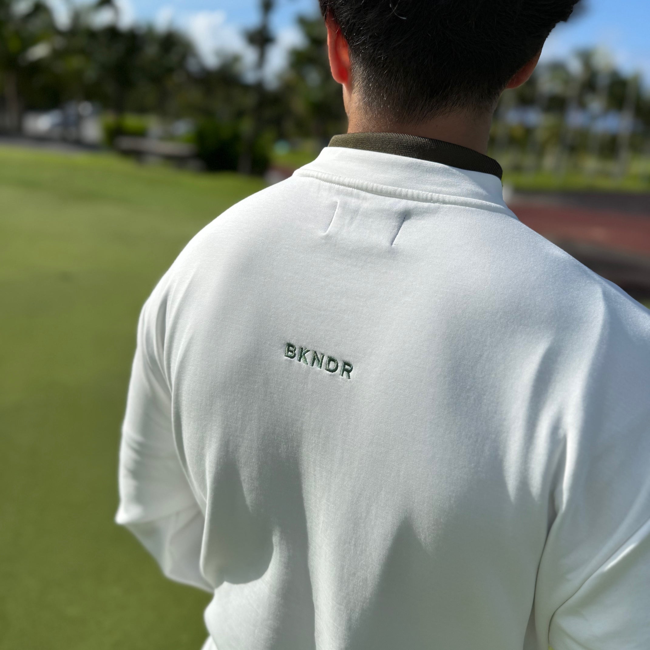 Danboul Crew neck pull over WHT
