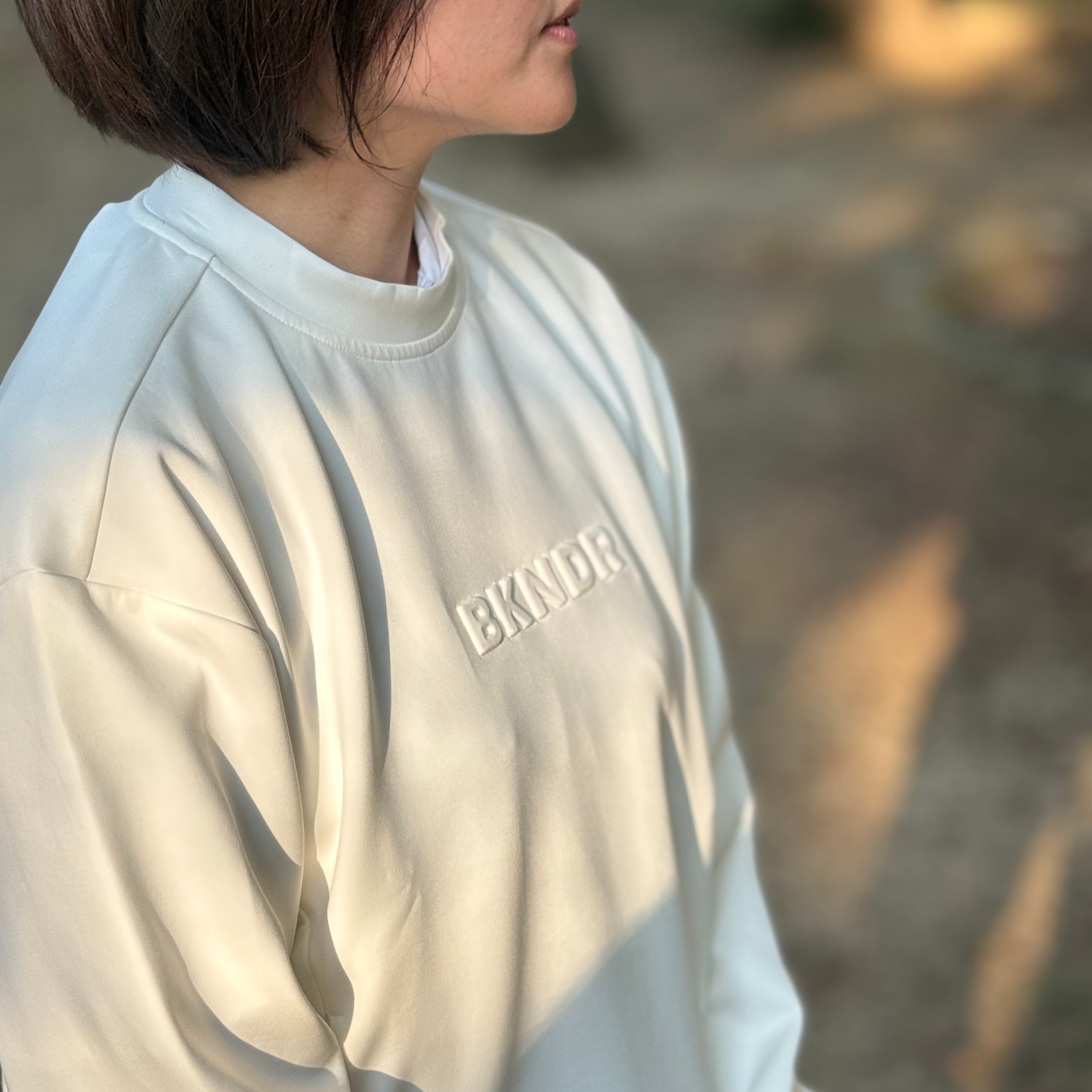 Danboul Crew neck pull over WHT