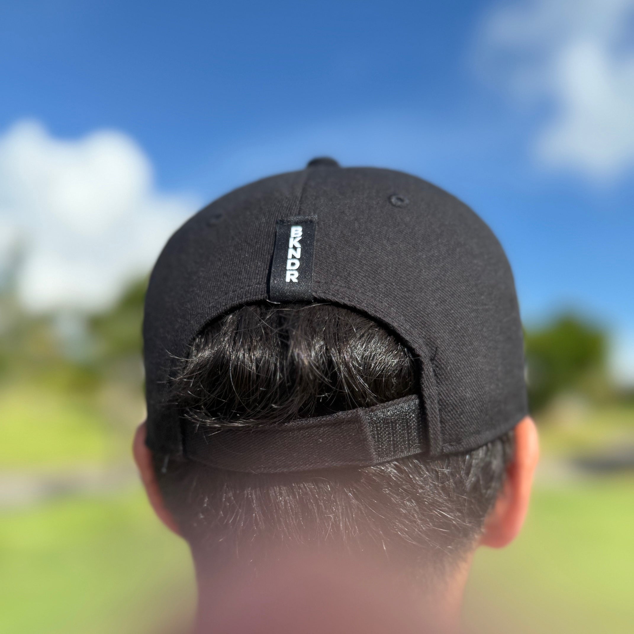 6panel cap BLK