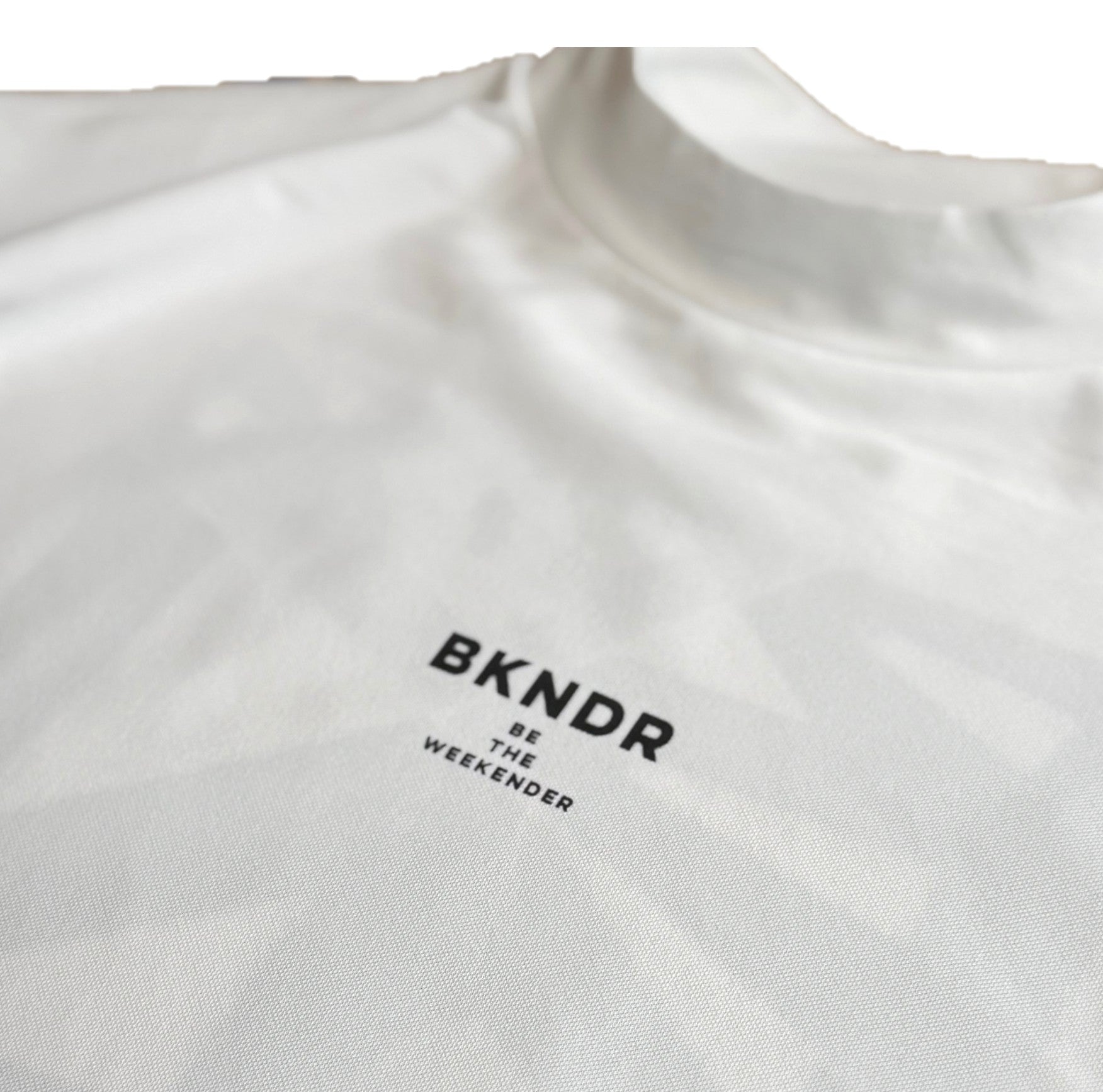 H/S Mockneck shirts art logo pt WHT