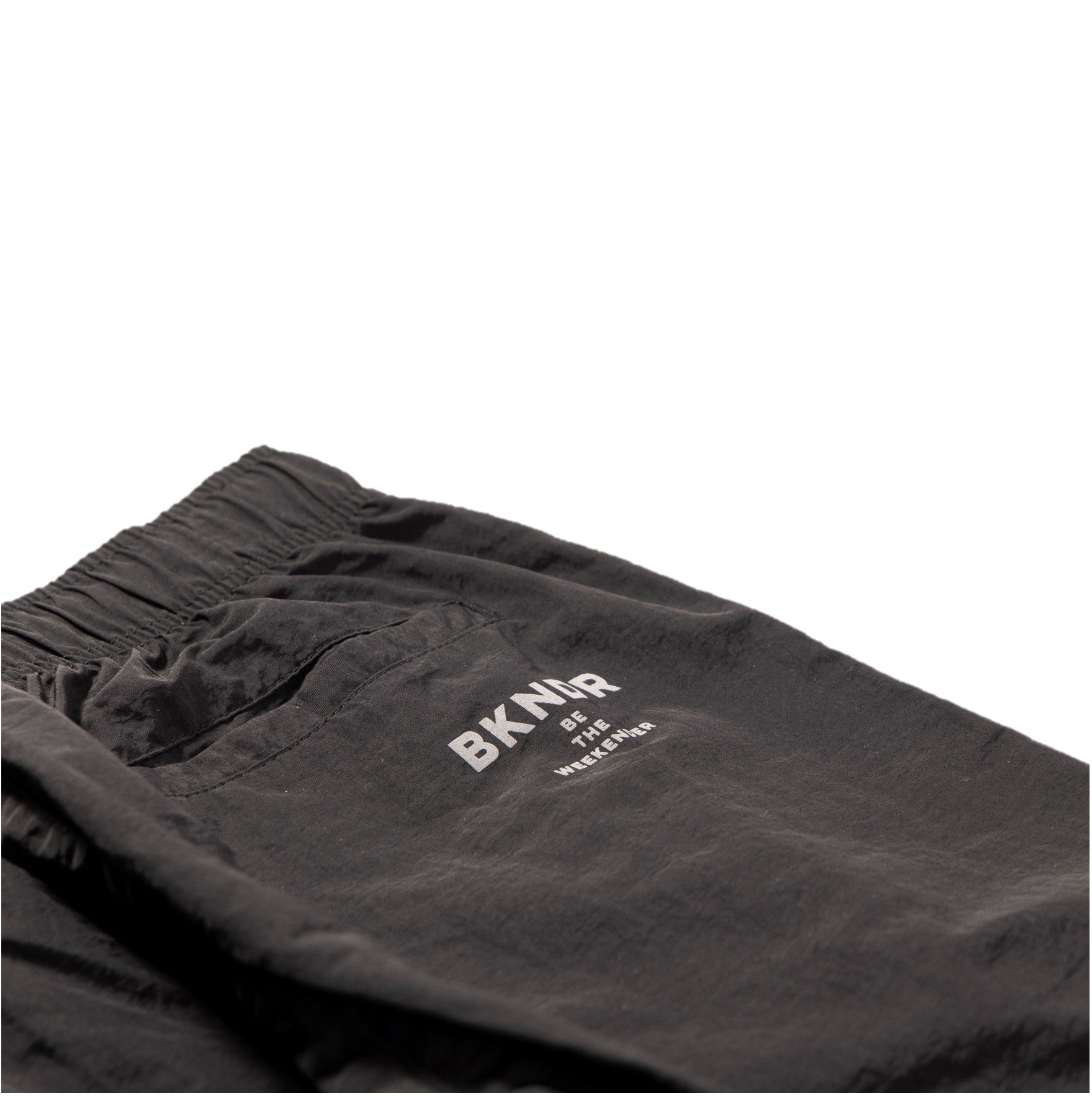 Nylon track pants BLK